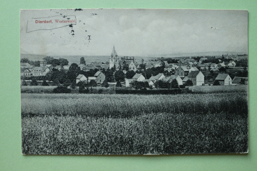 Postcard PC Dierdorf 1917 houses Town architecture Rheinland Pfalz